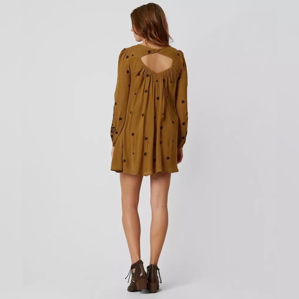 Free People Sweet Tennessee Embroidered Floral Tunic Dress size XS - Picture 2 of 12